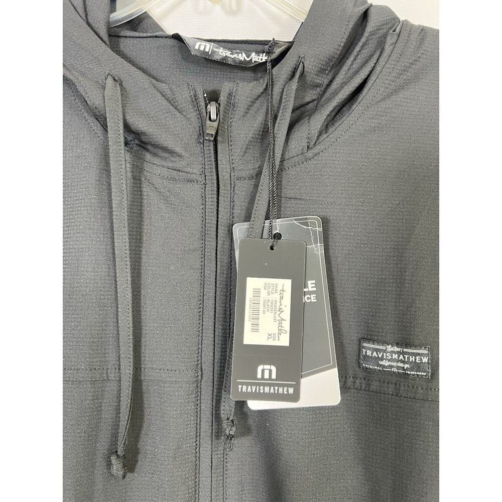 NWT Travis Mathew Heater Series Wanderlust Full Zip Jacket Black Mens XL - Picture 6 of 10